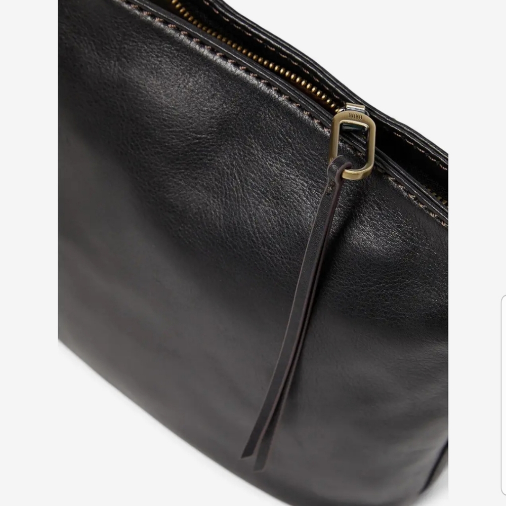 NEW! Hobo Belle Convertible Shoulder Bag Black Leather NWT - Picture 9 of 14